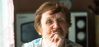 Portrait einer Pensionistin